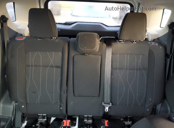 MAJ3S2GE5KC278341 2019 FORD ECOSPORT White უკანა სავარძლების ხედი