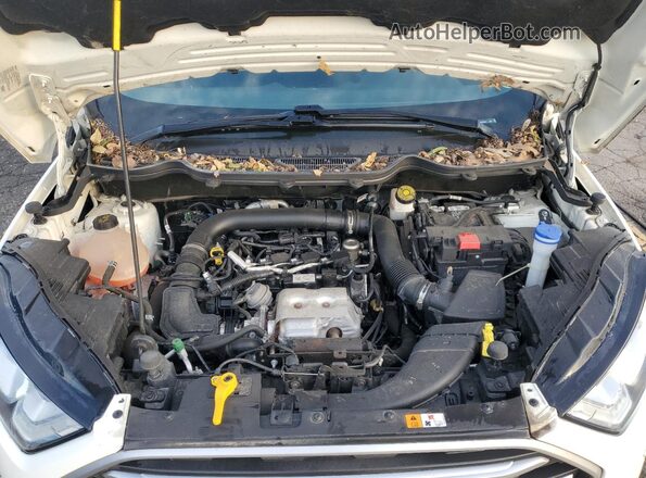 MAJ3S2GE5KC278341 2019 FORD ECOSPORT White ძრავის განყოფილების ხედი