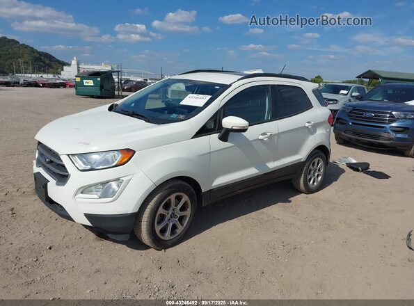 MAJ3S2GE6LC313339 2020 FORD ECOSPORT White Vista tres cuartos delantera izquierda