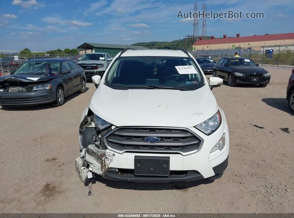 MAJ3S2GE6LC313339 2020 FORD ECOSPORT White Vista del cuadro de instrumentos