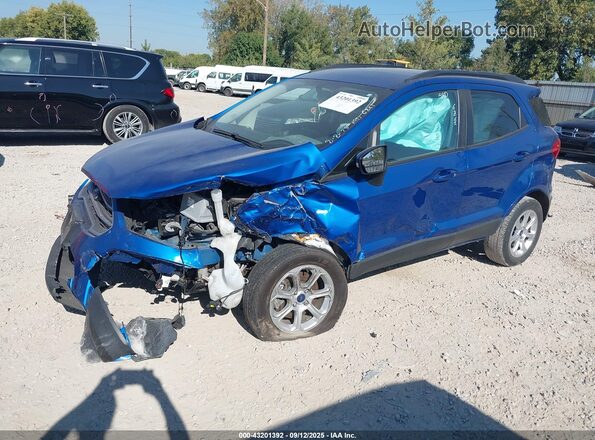 MAJ3S2GE7LC326861 2020 FORD ECOSPORT Blue Առջևի ձախ երեք քառորդ տեսարան