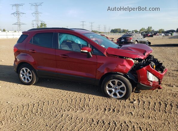 MAJ3S2GE7LC370682 2020 FORD ECOSPORT Красный Передняя правая четверть