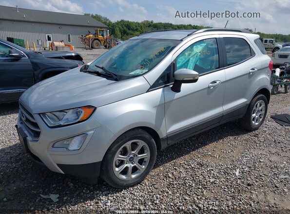 MAJ3S2GE8MC441230 2021 FORD ECOSPORT Silver წინა მარცხენა ხედი სამი მეოთხედიდან