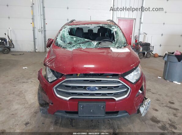 MAJ3S2GEXMC445411 2021 FORD ECOSPORT Red ხელსაწყოთა პანელის ხედი