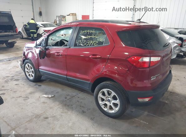 MAJ3S2GEXMC445411 2021 FORD ECOSPORT Red უკანა მარცხენა