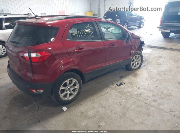 MAJ3S2GEXMC445411 2021 FORD ECOSPORT Red უკანა მარჯვენა