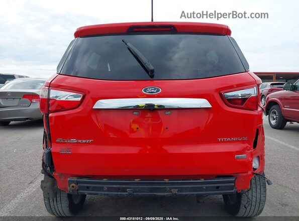 MAJ3S2KE0LC343668 2020 FORD ECOSPORT Red 