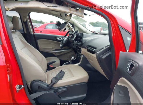 MAJ3S2KE0LC343668 2020 FORD ECOSPORT Red Вид салону спереду