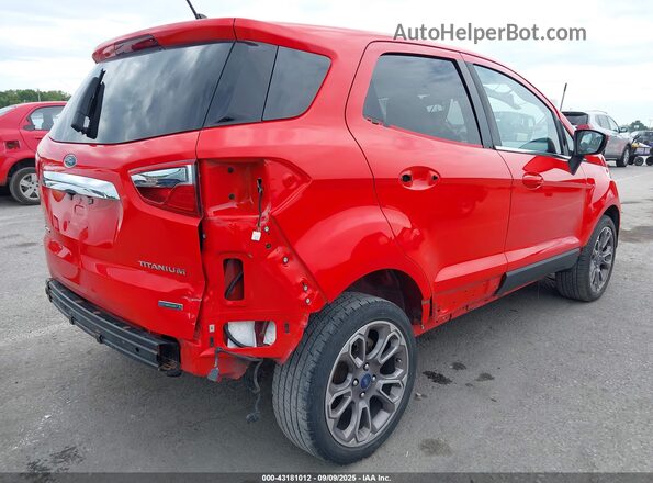 MAJ3S2KE0LC343668 2020 FORD ECOSPORT Red Задня права чверть