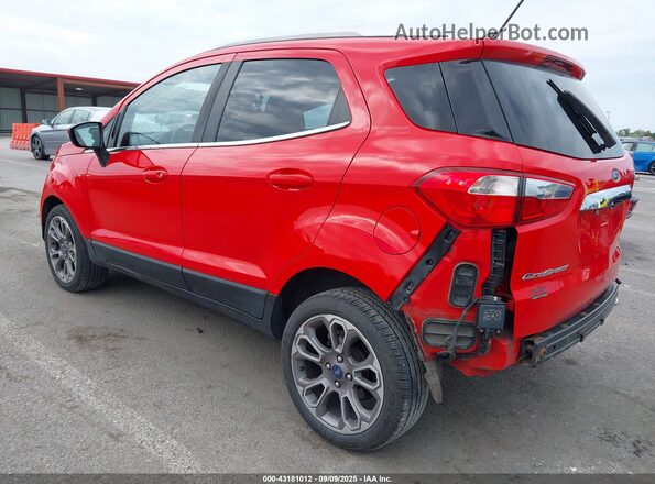 MAJ3S2KE0LC343668 2020 FORD ECOSPORT Red Задня ліва чверть