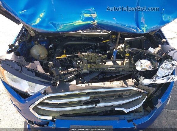 MAJ3S2KE3LC350078 2020 FORD ECOSPORT Blue უკანა ხედი