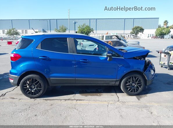 MAJ3S2KE3LC350078 2020 FORD ECOSPORT Blue უკანა სალონის ხედი