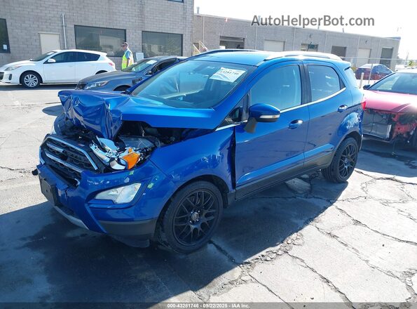 MAJ3S2KE3LC350078 2020 FORD ECOSPORT Blue წინა მარცხენა ხედი სამი მეოთხედიდან