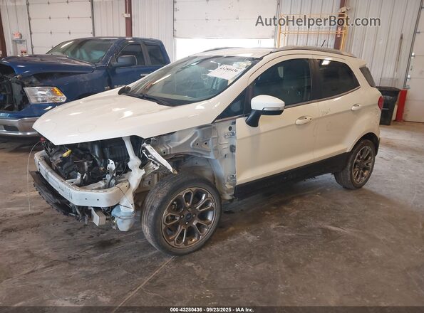 MAJ3S2KE4LC328655 2020 FORD ECOSPORT White Przód lewy