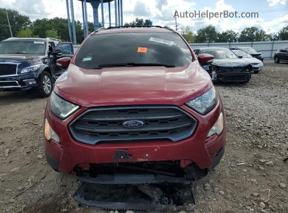 MAJ6P1CL1JC204796 2018 FORD ECOSPORT Red 