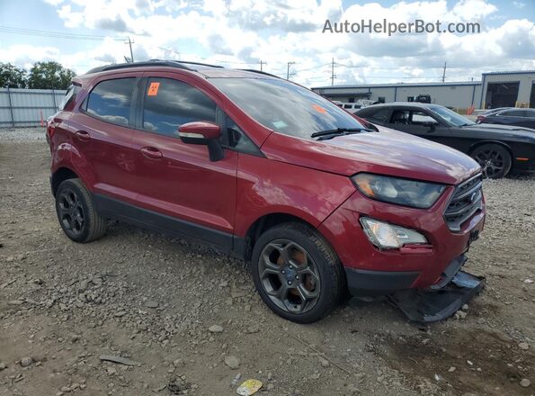 MAJ6P1CL1JC204796 2018 FORD ECOSPORT Red 