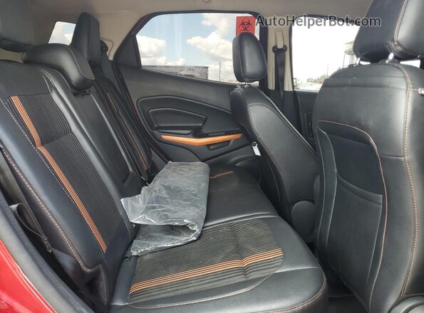 MAJ6P1CL1JC204796 2018 FORD ECOSPORT Red 