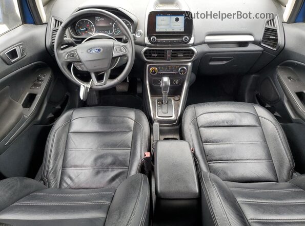 MAJ6P1UL9JC184487 2018 FORD ECOSPORT Синий 