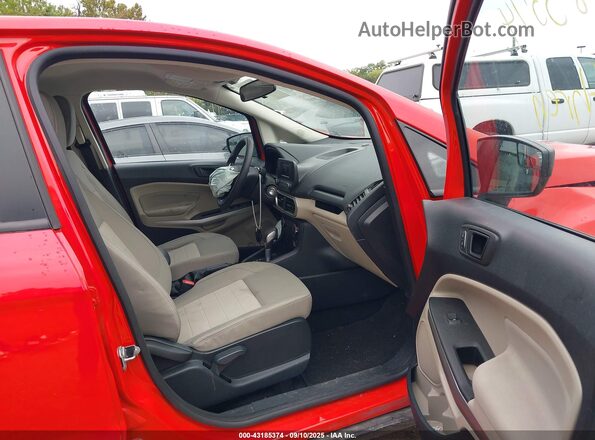 MAJ6S3FL8LC361296 2020 FORD ECOSPORT Red Vista interior delantera