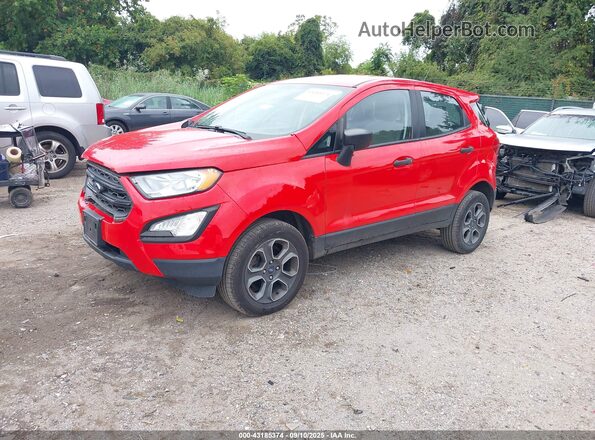 MAJ6S3FL8LC361296 2020 FORD ECOSPORT Red Vista tres cuartos delantera izquierda