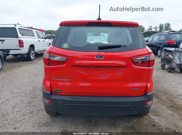 MAJ6S3FL8LC361296 2020 FORD ECOSPORT Red 