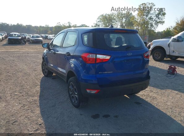 MAJ6S3FLXMC452460 2021 FORD ECOSPORT Синий Задняя левая четверть