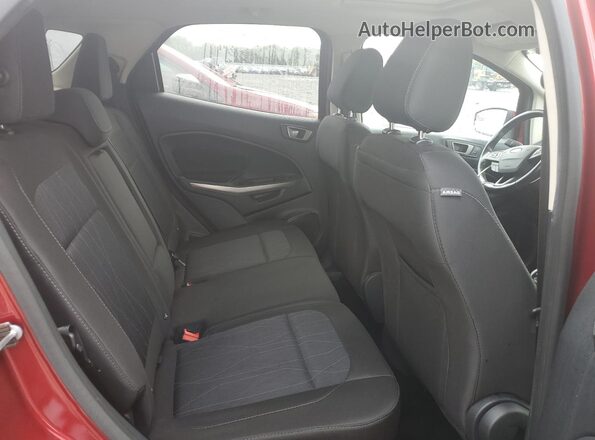 MAJ6S3GL3LC312361 2020 FORD ECOSPORT Red Rear seats view