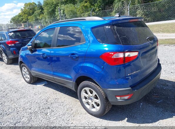 MAJ6S3GL3LC327636 2020 FORD ECOSPORT Blue Tył lewy