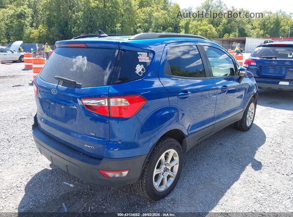 MAJ6S3GL3LC327636 2020 FORD ECOSPORT Blue Tył prawy