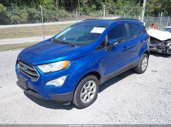 MAJ6S3GL3LC327636 2020 FORD ECOSPORT Blue Przód lewy
