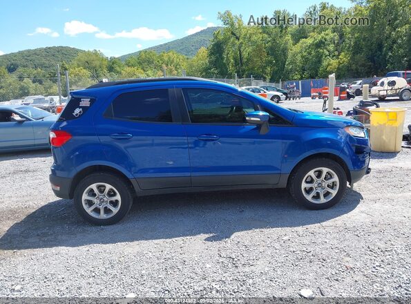 MAJ6S3GL3LC327636 2020 FORD ECOSPORT Blue Widok wnętrza z tyłu