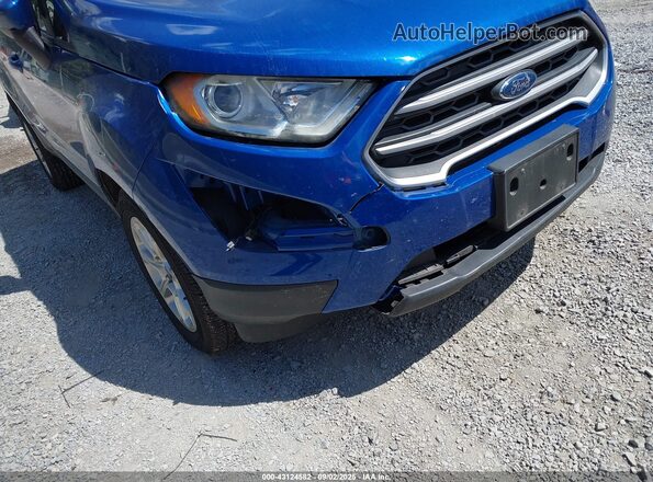 MAJ6S3GL3LC327636 2020 FORD ECOSPORT Blue Widok z przodu