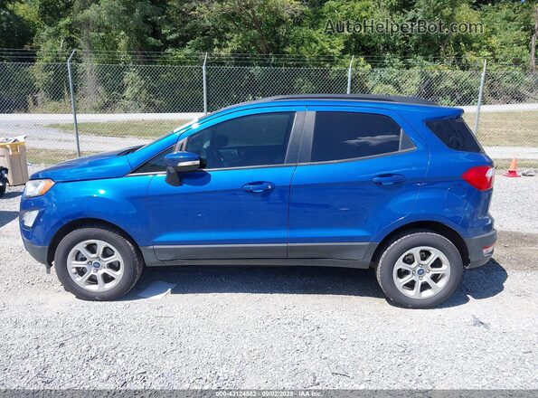 MAJ6S3GL3LC327636 2020 FORD ECOSPORT Blue Widok wnętrza 360 stopni