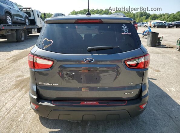 MAJ6S3GL4LC392429 2020 FORD ECOSPORT Gray Вид ззаду