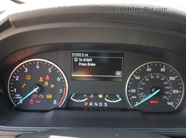 MAJ6S3GL4LC392429 2020 FORD ECOSPORT Gray Вид щитка приладів