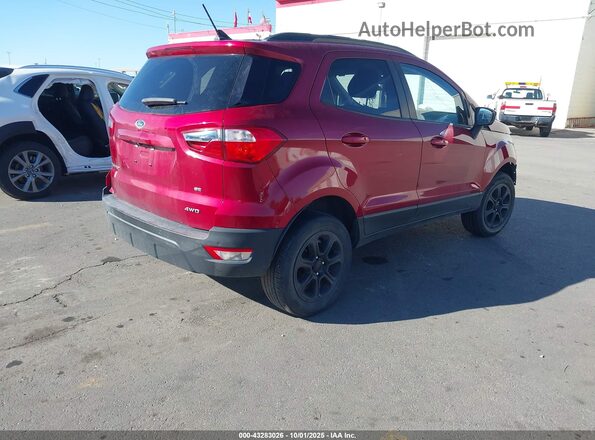 MAJ6S3GL7LC326098 2020 FORD ECOSPORT Red Հետևի աջ