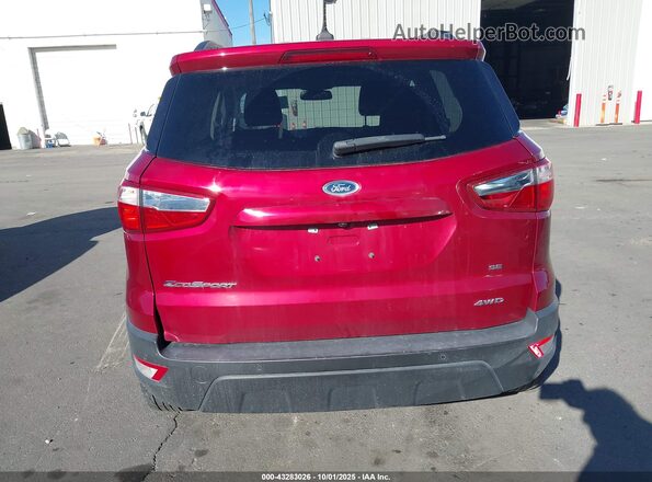 MAJ6S3GL7LC326098 2020 FORD ECOSPORT Red 