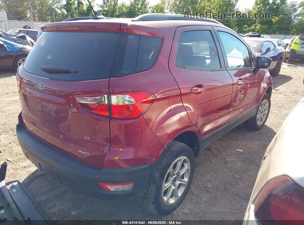 MAJ6S3GL9MC456112 2021 FORD ECOSPORT Red 