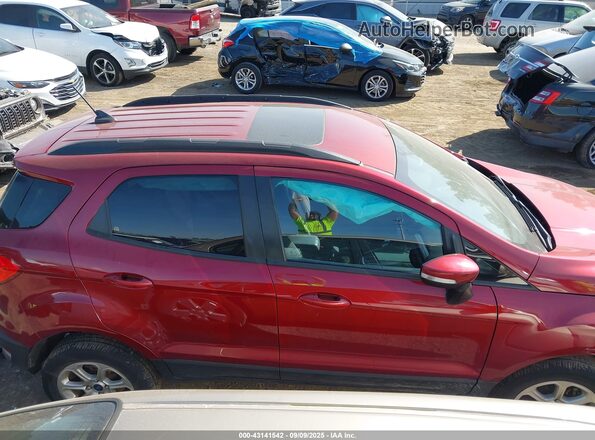 MAJ6S3GL9MC456112 2021 FORD ECOSPORT Red 