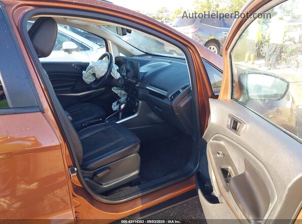 MAJ6S3JL5LC338274 2020 FORD ECOSPORT Оранжевый Вид салона спереди