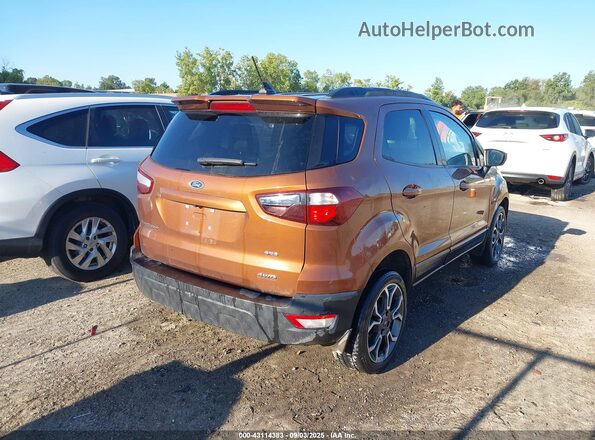 MAJ6S3JL5LC338274 2020 FORD ECOSPORT Оранжевый Задняя правая четверть