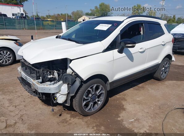 MAJ6S3JL9LC317170 2020 FORD ECOSPORT White წინა მარცხენა ხედი სამი მეოთხედიდან