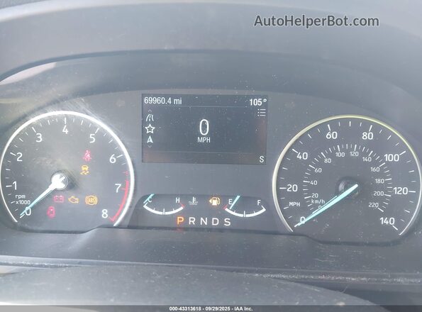 MAJ6S3JL9LC317170 2020 FORD ECOSPORT White უკანა სავარძლების ხედი