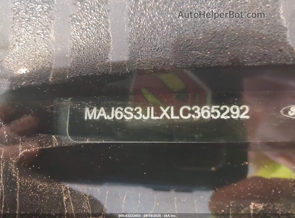 MAJ6S3JLXLC365292 2020 FORD ECOSPORT Gray Widok komory silnika