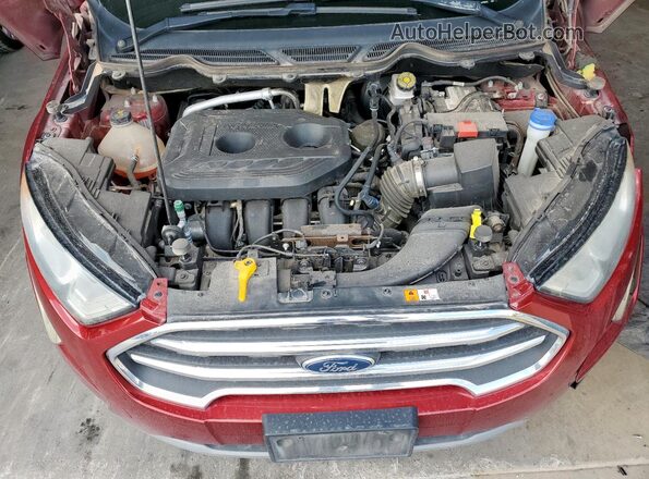 MAJ6S3KL5LC376912 2020 FORD ECOSPORT Red Շարժիչի բաժամունքի տեսք