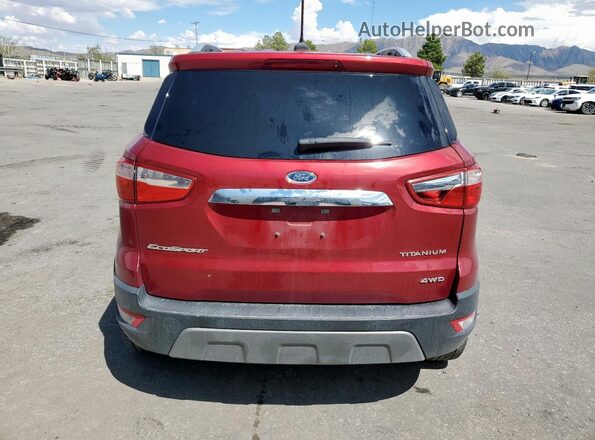 MAJ6S3KL5LC376912 2020 FORD ECOSPORT Red Հետևի տեսք