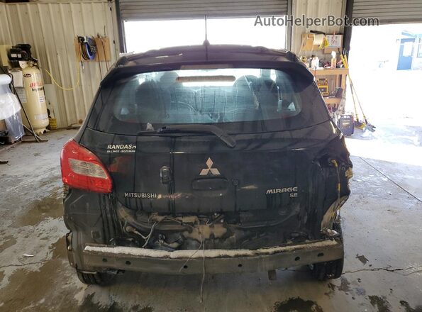 ML32A4HJ1HH014757 2017 MITSUBISHI MIRAGE Black Вид ззаду