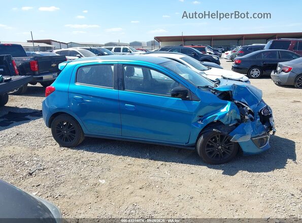 ML32A5HJ5KH002446 2019 MITSUBISHI MIRAGE Blue Vista interior trasera