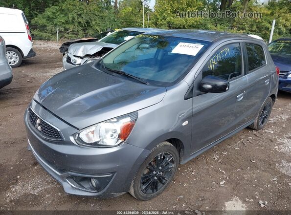 ML32A5HJ9KH009688 2019 MITSUBISHI MIRAGE Silver Vista tres cuartos delantera izquierda