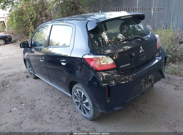ML32AUHJ0MH012055 2021 MITSUBISHI MIRAGE Black Tył lewy